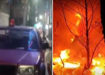 Tent house fire in Patna