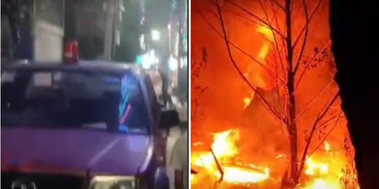 Tent house fire in Patna