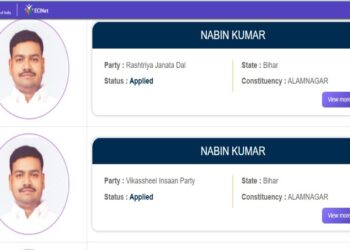 Same Candidate Files Nomination from Both RJD and VIP in Bihar’s Alamnagar Seat Confusion