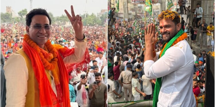 Nirahua Strikes at Khesari Lal, Accuses ‘Master of Obscene Songs’ of Fleeing, Vows to Stand Firm in Azamgarh Ahead of Bihar Polls
