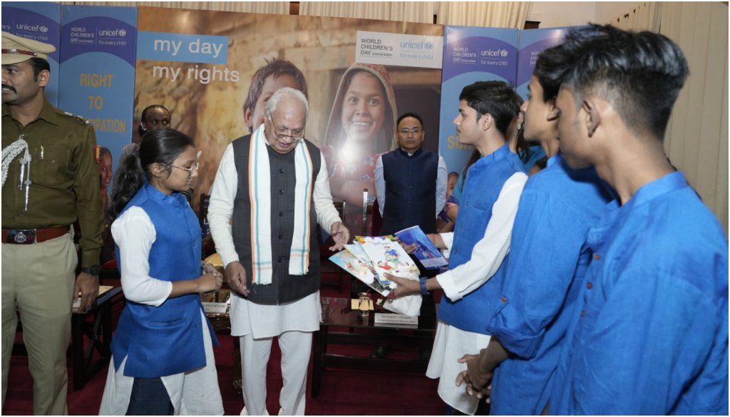 Raj Bhawan Marks World Children’s Day With Call to Prioritise Children’s Rights and Voices