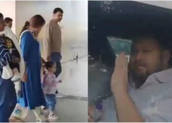 Tejashwi Yadav’s Wife Rajshree Leaves for Delhi with Children as Opposition Leader Steps Out of Rabri Devi’s Residence After Days