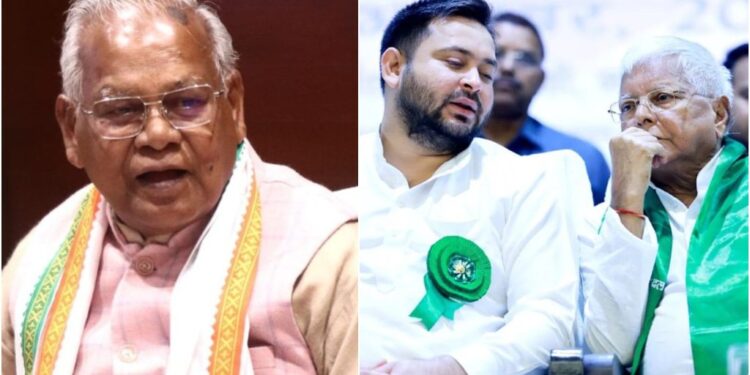 Union Minister Jitan Ram Manjhi Compares RJD’s Future to Dinosaurs, Says Party Will Never Return to Power in Bihar