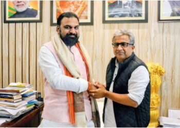 Nitish Mishra Visits Samrat Choudhary to Congratulate Him After Being Overlooked for NDA Cabinet Post