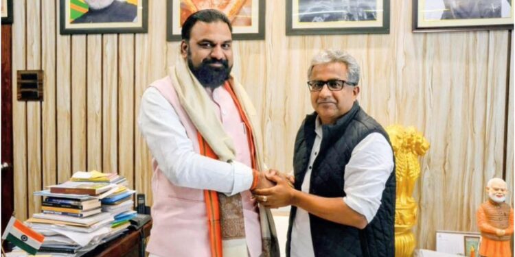 Nitish Mishra Visits Samrat Choudhary to Congratulate Him After Being Overlooked for NDA Cabinet Post