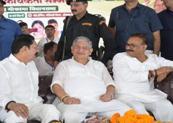 Union Minister Lallan Singh Steps In to Lead Campaign for Jailed JD(U)’s Bahubali Candidate Anant Singh in Mokama