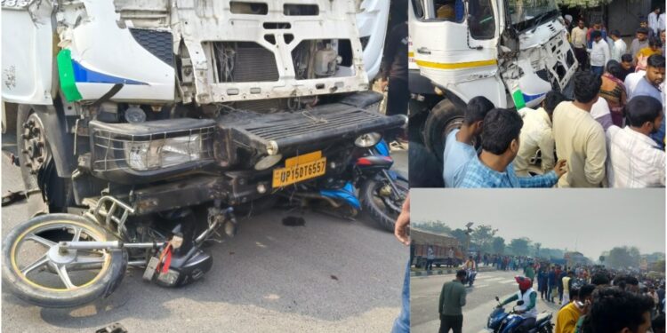 Five killed and Many Injured as Speeding Truck Hits Crowd in Motihari