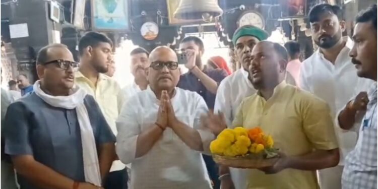 UP Congress Chief Ajay Rai Visits Gayaji’s Vishnupad Temple, Predicts Big Win for Congress Candidate Mohan Srivastava