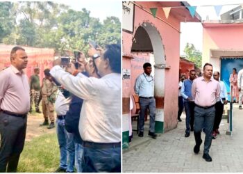 Patna Division Commissioner Inspects Polling in Rohtas, Praises Smooth and Peaceful Voting