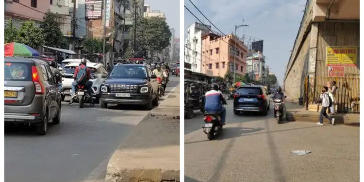 One-Way Trial on Patna’s Atal Path Service Lane Falls Flat on First Day