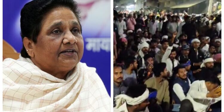 BSP Supporters Clash With Police in Kaimur After Alleging Irregularities in Vote Count