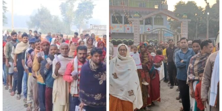 Cold Morning, Warm Spirit: Bihar Voters Brave Chill to Cast Ballots in Final Phase