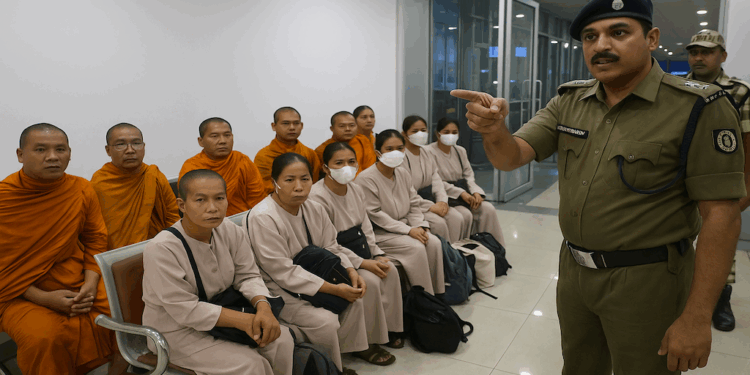 Twelve Cambodia Passengers Detained at Gaya Airport After Arriving Without Visas