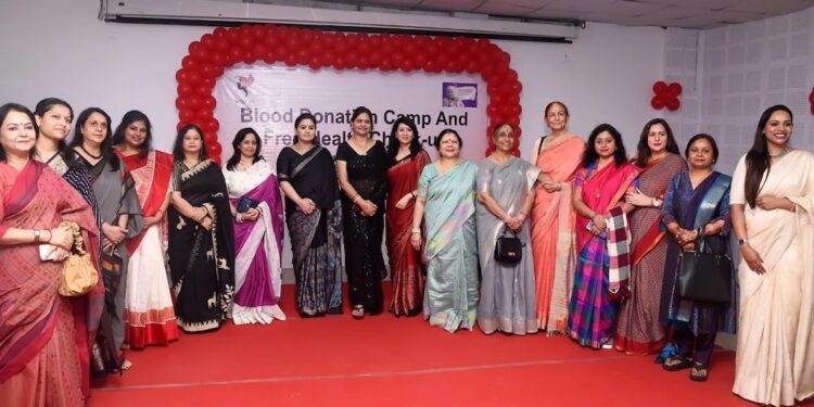 IPS Officers’ Wives Association Hosts Blood Donation Camp in Patna
