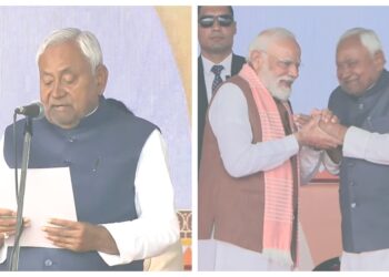 Nitish Kumar Sworn In as Bihar Chief Minister for a Record Tenth Term