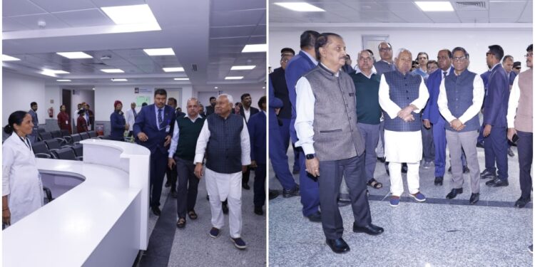 CM Nitish Kumar Inspects PMCH Emergency Unit, Pushes for Faster Completion and Stronger Safety Measures