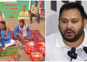 Ahead of Bihar Results, RJD Leader Holds 24-Hour Hawan Praying for Tejashwi Yadav to Become Chief Minister