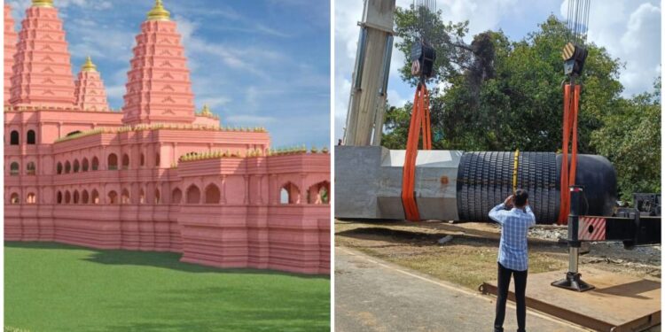 World’s Largest Shivalinga Begins 20-day Journey to Bihar for Installation at Virat Ramayana Temple