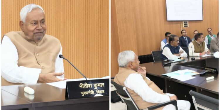 Nitish Kumar Reviews Cabinet Secretariat And Monitoring Departments, Urges Faster Implementation Of Government Schemes