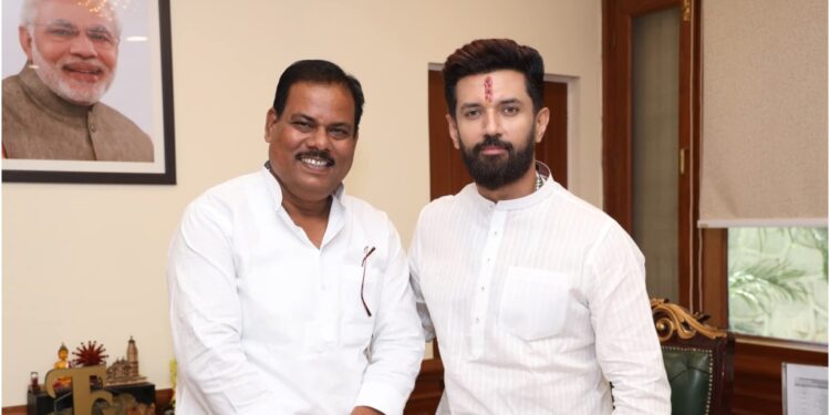 Chirag Paswan Loyalist Sanjay Paswan Secures Ministerial Berth, Leaving LJP State Chief Raju Tiwari Aside
