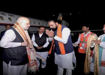 Amit Shah and J P Nadda Arrive in Patna Ahead of Nitish Kumar’s Swearing-In Ceremony