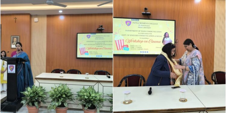 “Watch One Film a Day”: Filmmaker Shruti Anindita Varma Inspires Students at Patna Women’s College Cinema Workshop