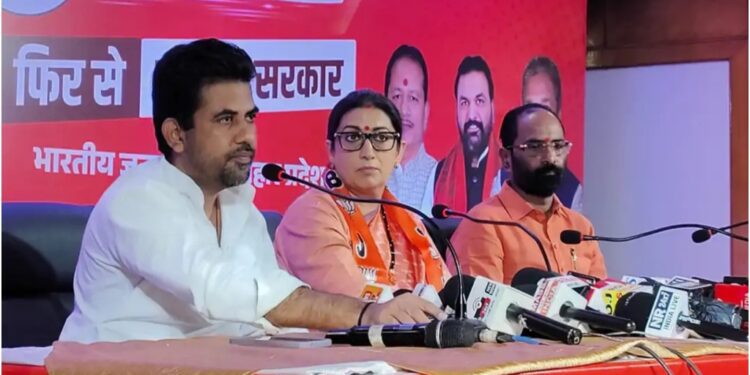 Smriti Irani Calls RJD ‘Anti-Women’, Says Bihar’s Women Stand with NDA