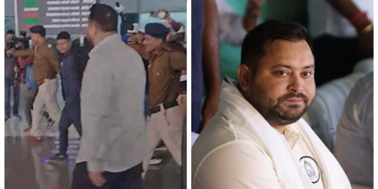Tejashwi Yadav Flies to Delhi After Bihar Poll Defeat, Maintains Silence on Party’s Future