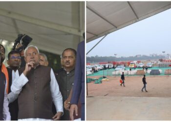 Nitish Kumar’s Swift Arrival at Gandhi Maidan — Is Everything Ready for the Big Day?