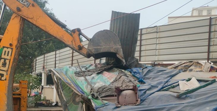 anti encroachment drive in Patna