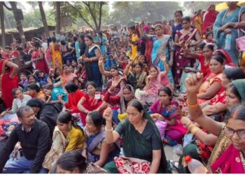 Thousands of Jeevika Women Protest in Nawada Over Non-Receipt of Scheme Funds