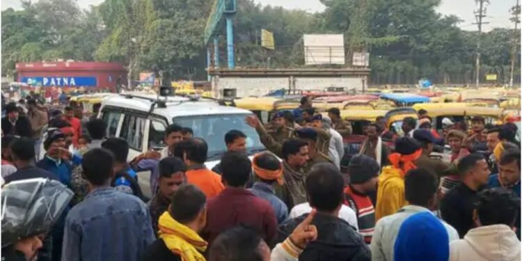 Auto-Cab Entry Banned at Patna Junction Circle: Traffic Routes Changed, Auto-E-Rickshaw Union Begins Strike