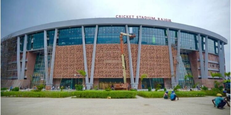 Rajgir International Cricket Stadium Nears Completion with 13 World-Class Pitches and Rain-Resistant Facilities