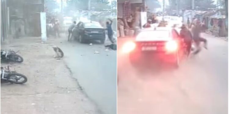 Out-of-Control Car Runs Over Four in Patna, One Killed; Shocking Video Surfaces