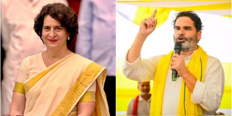 Prashant Kishor Holds Secret Meeting with Priyanka Gandhi, Sparking Alliance Speculations in Bihar