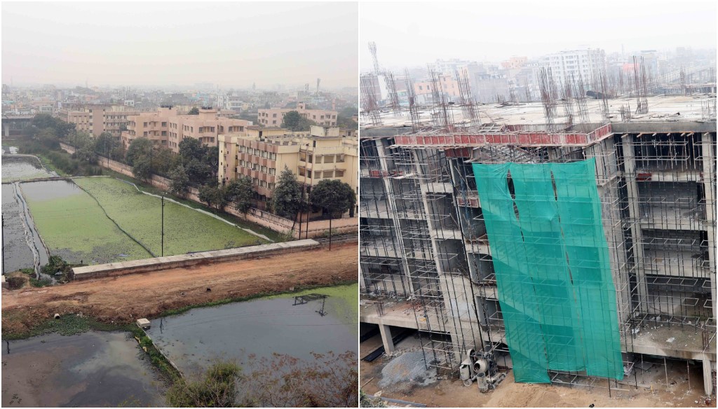 CM Nitish Kumar Inspects Under-Construction Bihar Health Sciences and Engineering Universities in Mithapur, Directs Speedy Completion