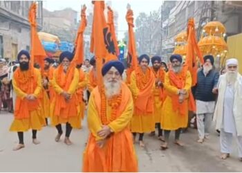 359th Prakash Parv of Guru Gobind Singh Celebrated with Grand Procession at Patna Sahib Gurdwara
