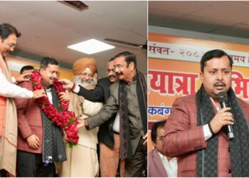 Nitin Nabin on Three-Day Bihar Visit, Holds Patna Meeting and Prepares for Grand Event on Father’s Death Anniversary