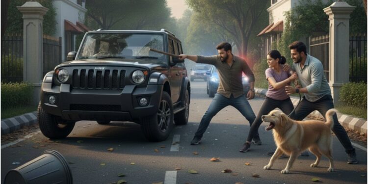Dog Bark Sparks Violent Brawl in Patna’s Posh Colony as SUV-Borne Group Attacks Dog Walkers