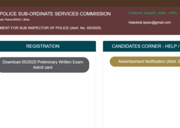 Admit Cards Out for Bihar Police SI Recruitment; Exams On 18 And 21 January, Candidates Urged to Download Admit Cards Early