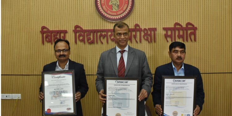 Three ISO Certifications for BSEB — Chairman Anand Kishor Calls It A Proud Moment