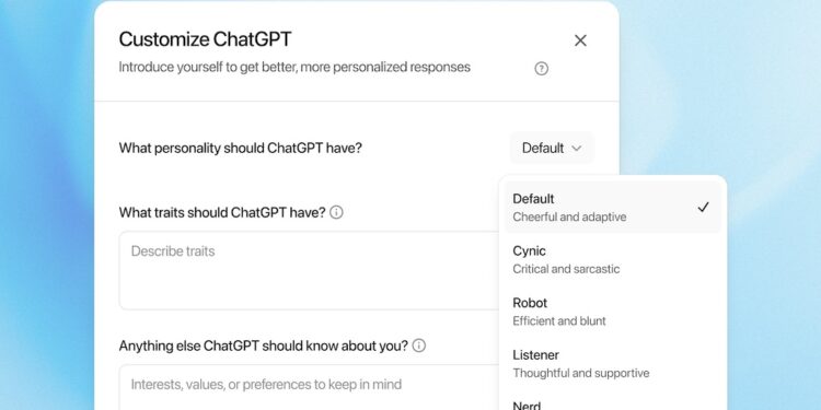 ChatGPT Rolls Out Custom ‘Personalities’ Feature for Indian Users
