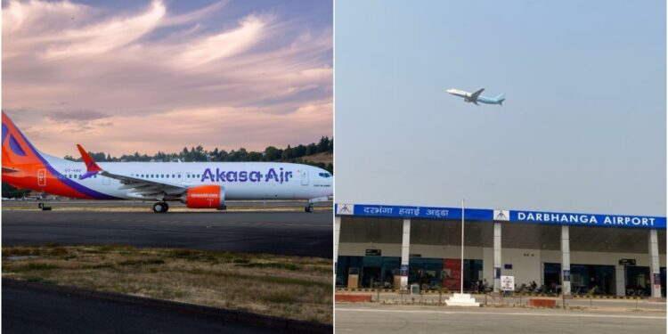 Akasa Air Launches Daily Darbhanga–Bengaluru Flights, Boosting Connectivity In Mithilanchal
