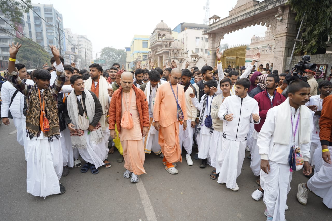 Navras youth festival concludes in ISKCON Patna with city procession and Krishna devotion