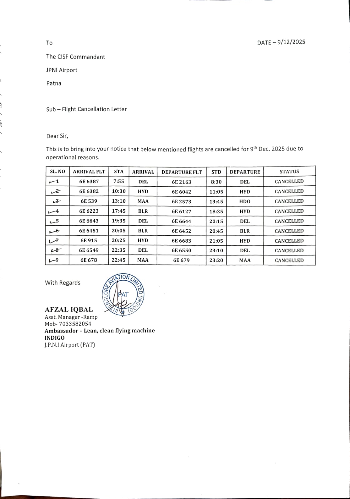 IndiGo Crisis: 24 Flights Cancelled at Patna Airport as Delhi Fares Climb to Rs 25,000