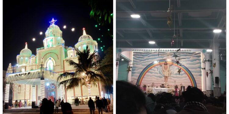 Patna Wakes to Christmas as Churches Host Midnight Mass and City Celebrates the Day of Christ’s Birth