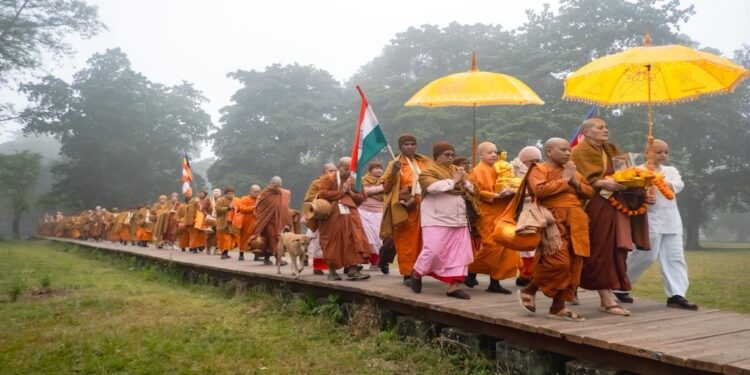Following Mahaprajapati’s Footsteps, Buddhist Nuns Conclude Ancient Pilgrimage for Equality