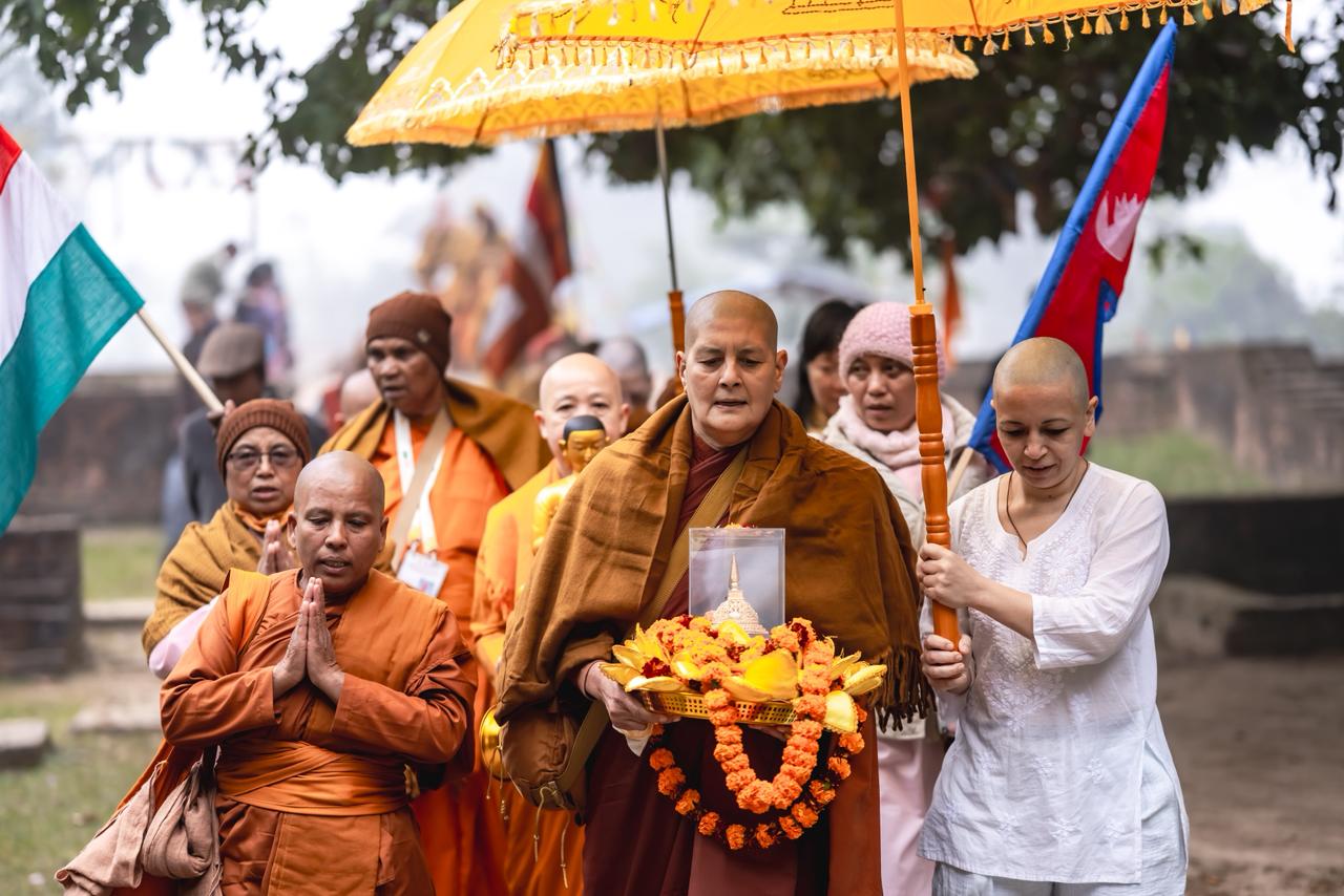 Following Mahaprajapati’s Footsteps, Buddhist Nuns Conclude Ancient Pilgrimage for Equality