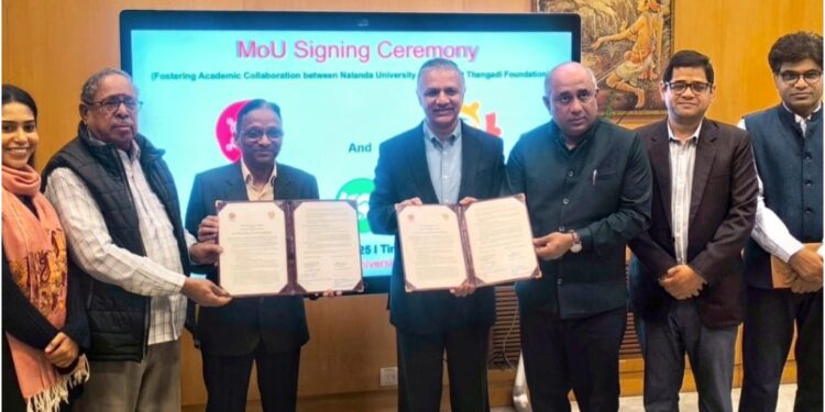 Nalanda University Signs New MoU to Strengthen Research on India’s Knowledge Traditions