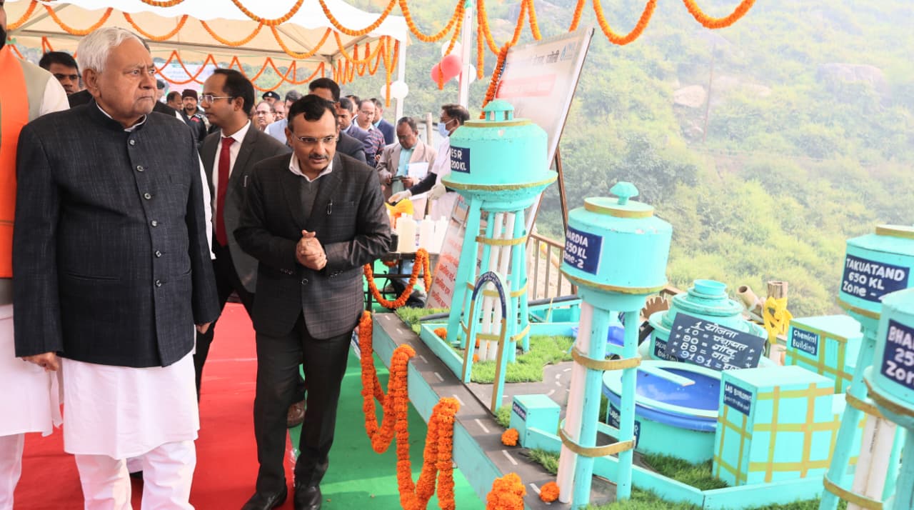 CM Nitish Reviews Phulwaria Reservoir Works, JEEViKA Initiatives and Industrial Land Plans in Nawada